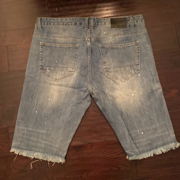 Mens smoke rise Jean shorts size 38 - Picture 6 of 6